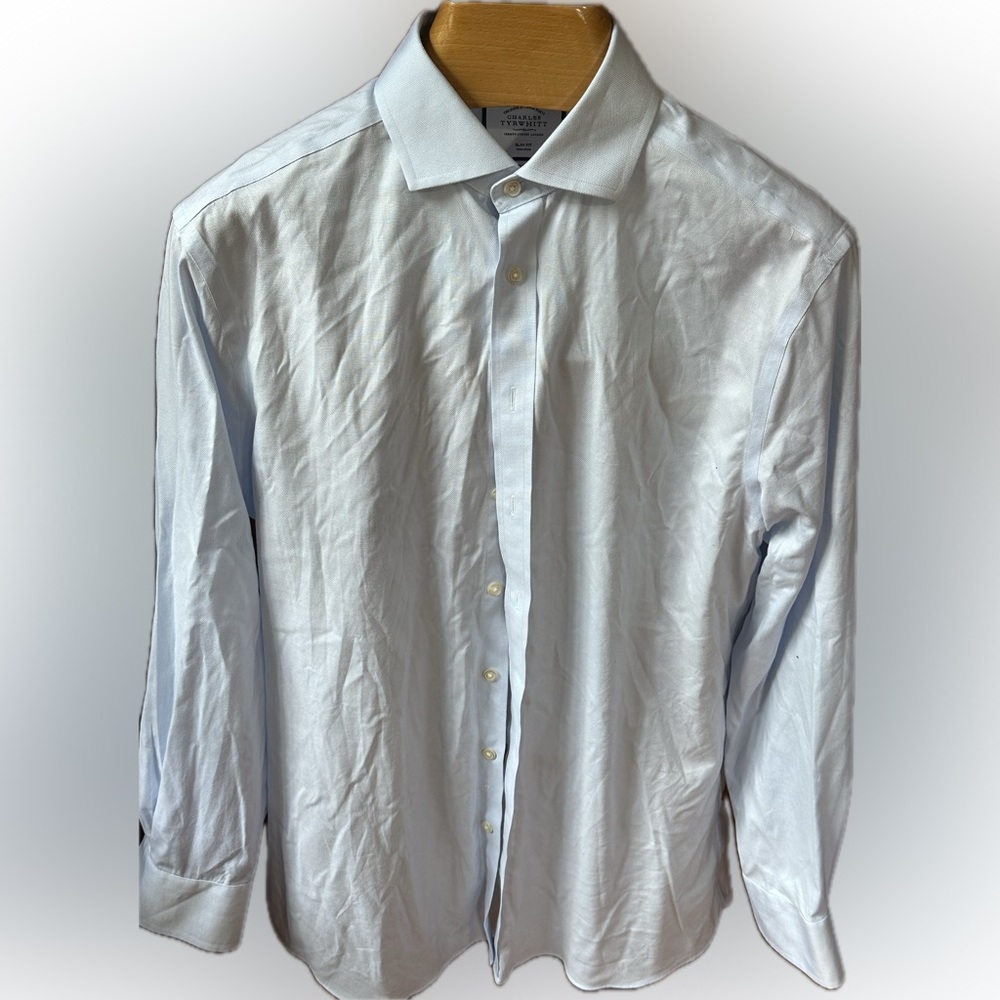 Charles Tyrwhitt Men's Light Blue Dress Shirt